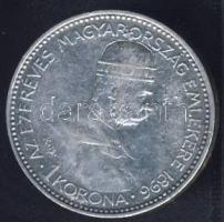 1896. 1K Ag "Millenium" T:2-/3+ kis ph.