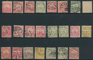 23 db Turul bélyeg csillag vízjellel