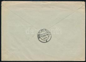 1952 Ajánlott levél "BERLIN-KÖPENICK"