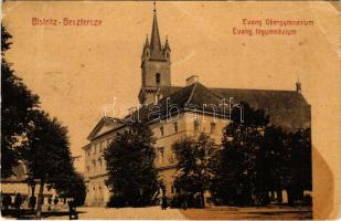 1907 Beszterce, Bistritz, Bistrita; Evangélikus főgimnázium. M. Haupt kiadása No. 400. (W.L.?) / Evang. Obergymnasium / Lutheran grammar school (fl)