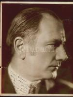 1929 Dohnányi Ernő fotó a zeneszerző saját kezű dedikálásával Malevszky Oszkár színésznek a Tenor c....