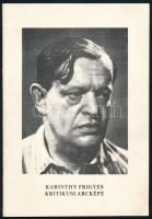 Beer Iván: Karinthy Frigyes kritikusi arcképe. Szakdolgozat. DEDIKÁLT! H.n., é.n. Kiadói papírkötés, jó állapotban.