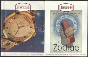 1993, 1994 Joseph Auktionen 2 db órakatalógus