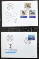 Svájc FDC gyűjtemény a 2006-2010 közötti időszakból, jó FDC berakóban, magas névérték!