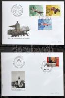 Svájc FDC gyűjtemény a 2006-2010 közötti időszakból, jó FDC berakóban, magas névérték!