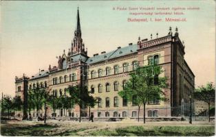 Budapest XI. Paulai Szent Vincéről nevezett irgalmas nővérek magyarországi tartományi házuk (Ménesi út 27., korábban Nagyboldogasszony útja)