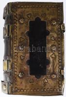 Pisné duchowni, staré i nowé/Pridawek pronikawych nowych i nekterych starych Pisni. Pest, 1861, Trattner. Bordázott gerincű bőr kötés fém veretekkel, kopottas állapotban.