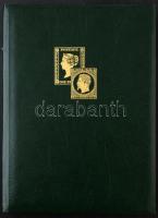 Kb 200 db magyar sor, hozzá blokkok az 1960-1995 közötti időszakból, 16 lapos A4-es berakóban víztis...