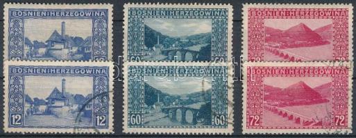 Bosznia-Hercegovina 1912 Kiegészítő sor Mi 61-63 (28.500)