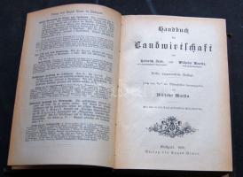 Handbuch der Landwirtschaft, Mezőgazdasági kézikönyv 488 fametszettel, Stuttgart 1880. 875p.