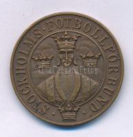 Svédország 1929. "Stockholmi Labdarúgó Szövetség / 2. Díj Jun. A 1929" kétoldalas bronz dí...