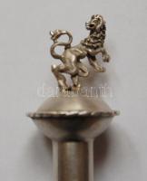 Cca 1800-as évek ezüst (Ag) tóramutató féldrágakővel 26,3g