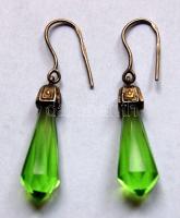 Ezüst foglalatú köves fülbevaló br 4,5g