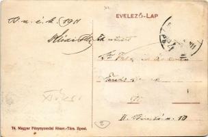 1911 Budapest XI. Gellérthegy, Erődi villa, a tulajdonos saját kezű levelével. Somlói út 24. (Rb)