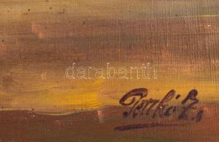 Olvashatatlan jelzéssel (feltehetően veszprémi festő): Csendélet, 1924. Olaj, vászon. Dekoratív, sér...