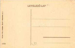 Budapest XI. Fehérvári út részlet, papír üzlet, villamos, Ferenc József híd. Fellner Mór kiadása