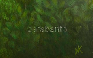 Olvashatatlan jelzéssel (XXI. sz. eleje): Vár a hegyek között. Olaj, vászon. 60x80 cm