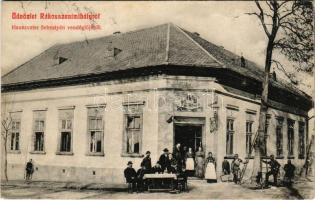 Budapest XVI. Rákosszentmihály, Hauszvater Sebestyén vendéglője, étterem. Rákosi út 102. (EK)