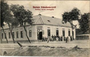 1911 Budapest XVII. Rákoskeresztúr, Ruttkay István vendéglője. Ferihegyi út 2. (EK)