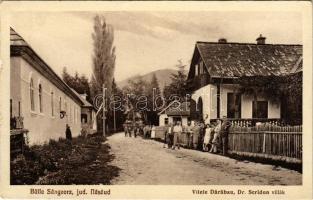 Oláhszentgyörgy, Sangeorgiul Roman, Sangeorz-Bai; Vilele Darabau, Dr. Scridon / Darabau és Dr. Scridon villa. Brecher testvérek kiadása / villas (szakadás / tear)