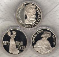 1977 "Festők" (Mányoki,Rippl-Rónai,Kosztka) 3x200Ft T:PP