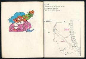 1979 Budapesti mozitérkép, 48p