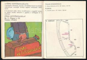 1979 Budapesti mozitérkép, 48p