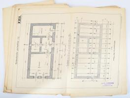 1917 Bp., Építőipari mintalapok, Egyszerű szerkezetek és épületek, Iparosok Könyvtára