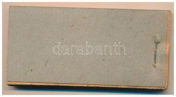 1938. Miskolc 3f "Miskolczi Orth. Izraelita Anyahitközség" vágatási jegy / értékjegy 1/4kg...