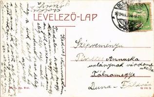 1909 Nagykikinda, Kikinda; Károly Lajos lovassági laktanya főkapuja, K.u.K. katonák. W.L. Bp. 2141. ...