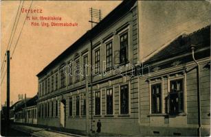 Versec, Vrsac; M. kir. főreáliskola. No. 598. (W.L. ?) / Kön. Ung. Oberrealschule / school (EB)