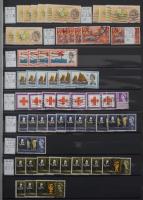 Nagy-Britannia gyűjtemény az 1841-1972 közötti időszakból, benne Mi 1-594 közötti kiadások, közel 3....