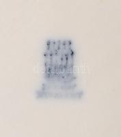 Zsolnay bölény. Jelzett, kézzel festett, hibátlan, 21x11 cm