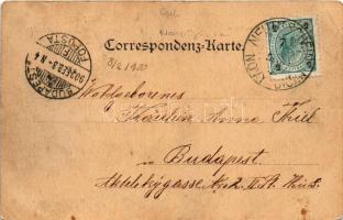 1900 Novy Jicín, Neutitschein; Niederthorstrasse, Rudolfsring. L. V. Enders'sche Kunstanstalt /...