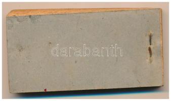 1938. Miskolc 3f "Miskolczi Orth. Izraelita Anyahitközség" vágatási jegy / értékjegy 1/4kg...