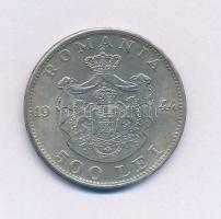 Románia 1944. 500L Ag "I. Mihály" T:AU patina Romania 1944. 500 Lei Ag "Mihai I" C:AU patina Krause KM#65