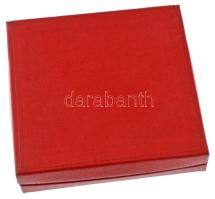 DN "Edelényért" kétoldalas, öntött bronz plakett tokban (~100-101mm) T:AU