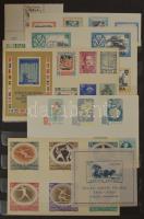 Lengyelország gyűjtemény 2 berakóban és 4 albumban jobb háború előtti blokkokkal, kicsit rendezetlen...