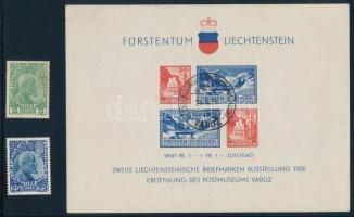 Liechtenstein 2 bélyeg és 4 blokk