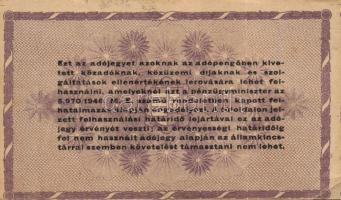 1946. 100.000AP látványos vágási hibával T:II