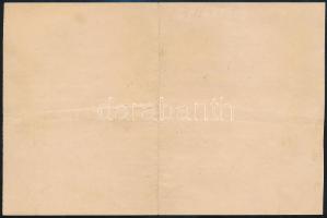 1894 Számla Nagykőrösről okmánybélyeg helyett 1kr postabélyeggel