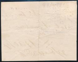 1893 Számla Nagykőrösről okmánybélyeg helyett 1kr postabélyeggel