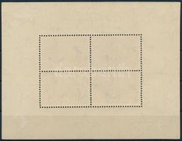 1950 Fogazott UPU blokk számvízjellel a jobb felső bélyegben és a keretben (300.000) (apró gumihibák...