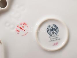 Hollóházi Tükrösnő. Jelzett, kézzel festett, hibátlan, m: 27 cm