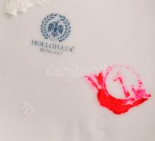 Hollóházi virágmintás váza. Jelzett, hibátlan, m: 31 cm