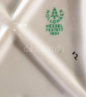 Hollóházi "Tavasziszél" akt. Kézzel festett, jelzett, hibátlan, m: 29 cm