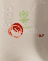 Hollóházi Kazárinő. Jelzett, kézzel festett, hibátlan, m: 30 cm