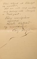 ca 1910-1915 Mednyánszky László (1852-1919) festőművész autográf levelei dr. Löwenstein Arnoldnak a ...