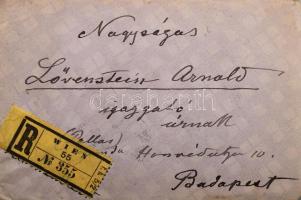 ca 1910-1915 Mednyánszky László (1852-1919) festőművész autográf levelei dr. Löwenstein Arnoldnak a ...