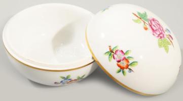 Herendi Eton mintás bonbonier. Jelzett, hibátlan, d: 9,5 cm